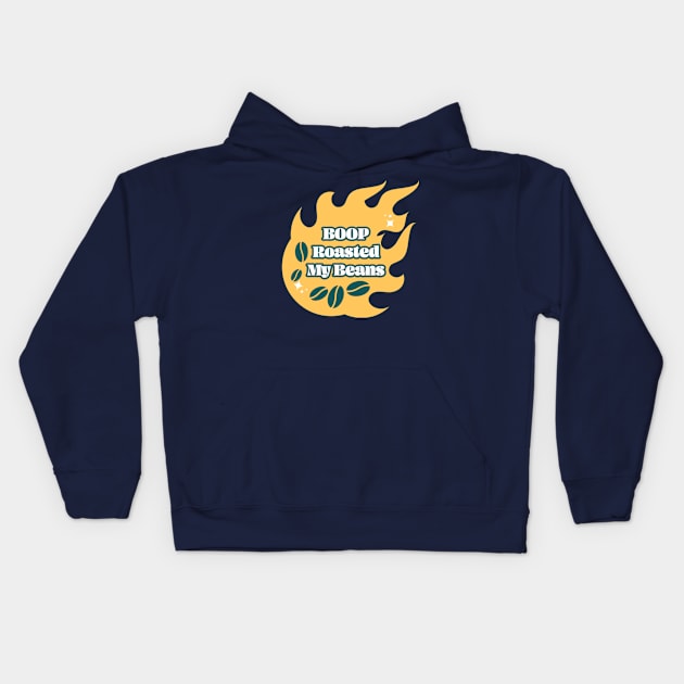 Boop Roasted Kids Hoodie by Nerdherder